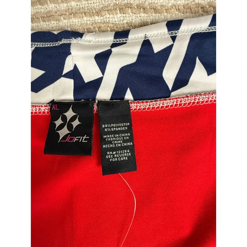 Jofit Navy White Houndstooth Golf Tennis Swing Skort XL NWT